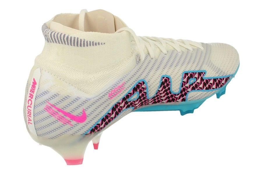 Nike Zoom Superfly 9 Elite FG Mens Football Boots Dj4977  146 - White Baltic Blue Pink Blast 146 - Photo 2