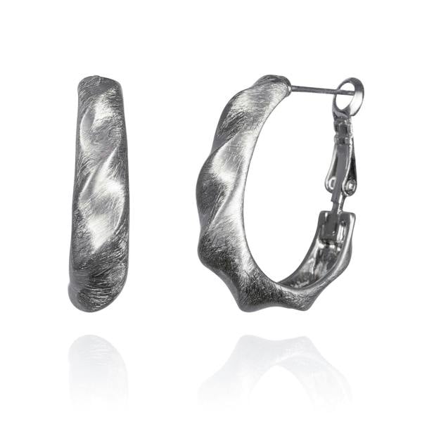 Twisted Large Hoop Earrings for Women - namana.london