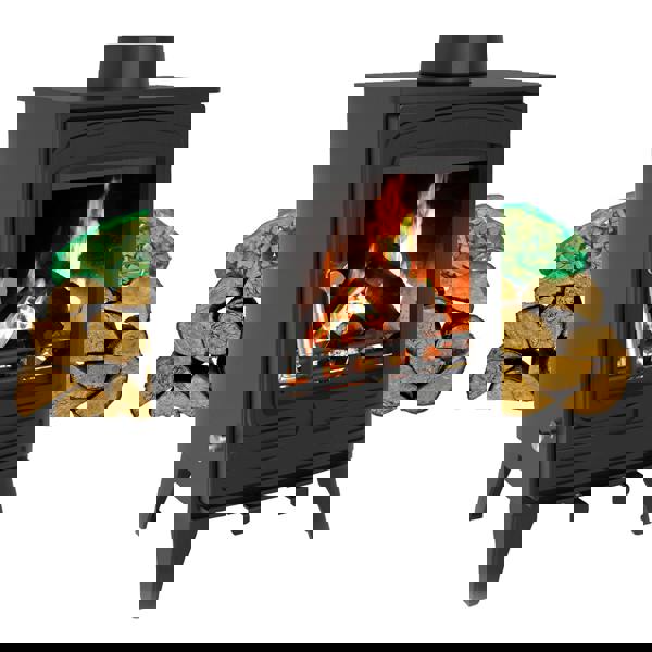 RoyalFire Royal Fire 4.2kW Steel Eco Multifuel Stove + Firewood Starter Kit