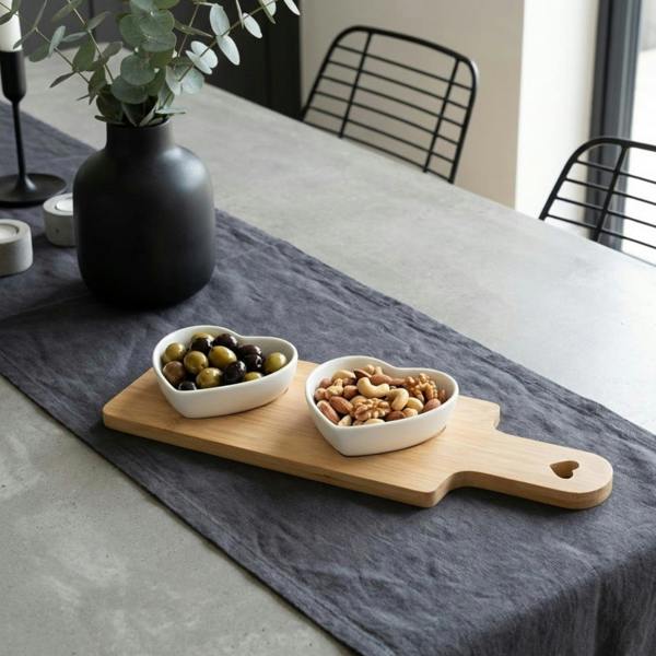 Garden Greatness Duo Heart Tapas Serving Tray