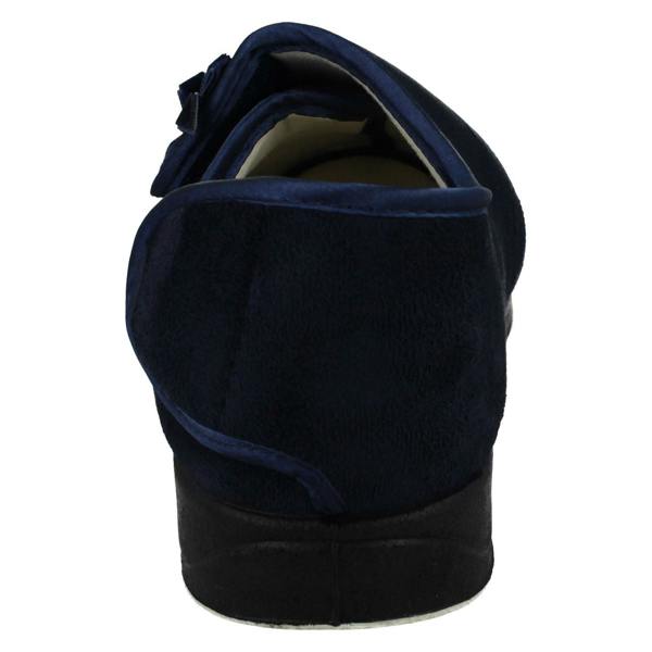 Padders Ladies Padders Hook And Loop Comfort Slippers Penny