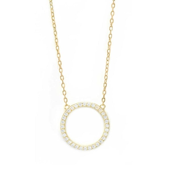 Say It With Circle of Life Necklace - 18ct Yellow Gold Plated