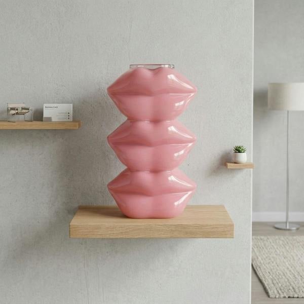 Garden Greatness The Feel Good Club Lip Stack Vase