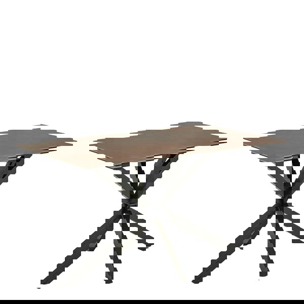 Furniture To Go Heaven Dining Table with Ceramic Rusty Brown Top 135cm