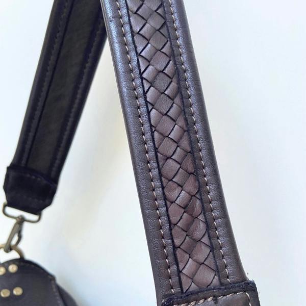 Studded Vintage Style Leather Bag