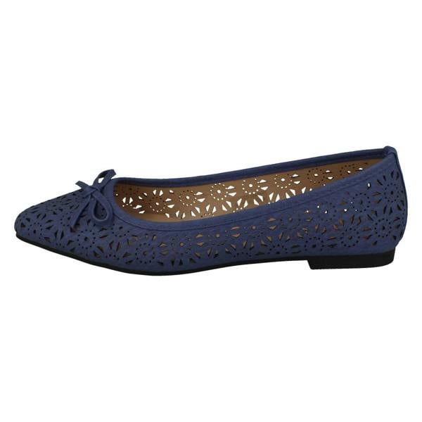 Spot On Ladies Spot On Ballerina Flat Shoes F80460
