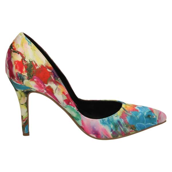 Anne Michelle Ladies Anne Michelle Pointed Toe Court Shoes