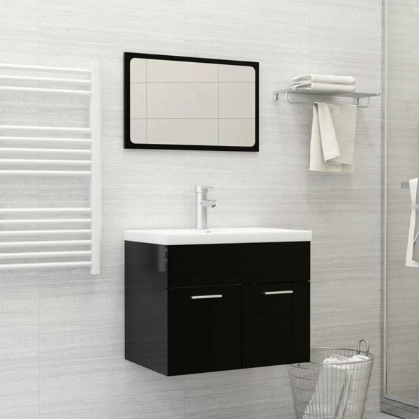 Berkfield Built-in Basin with Faucet 61x39x18 cm Ceramic White