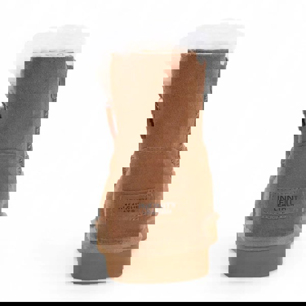 Leather Company Alpine - Women's Sheepskin Suede Winter Slip-On Boots