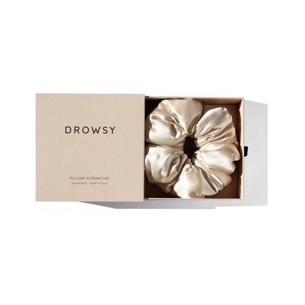 Drowsy Sleep Co Pillow Scrunchie - Dusty Gold