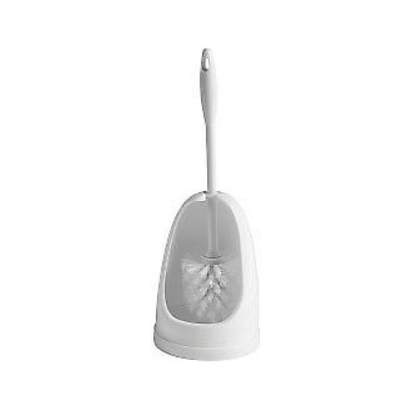 SupaHome Toilet Brush & Holder - White - 