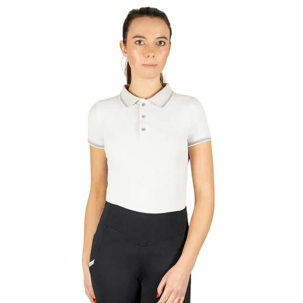 Coldstream Womens/Ladies Darnick Polo Shirt - Frosted Steel - 