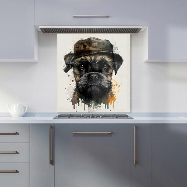 Warren Reed - Designer Border Terrier Dog Kitchen Splashback