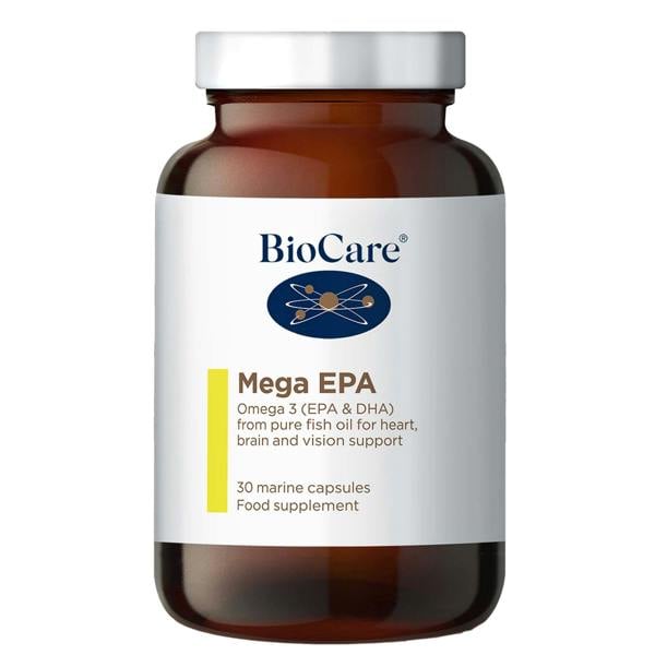 BioCare Fish Oil Supplements Mega Epa Marine x 30 Capsules