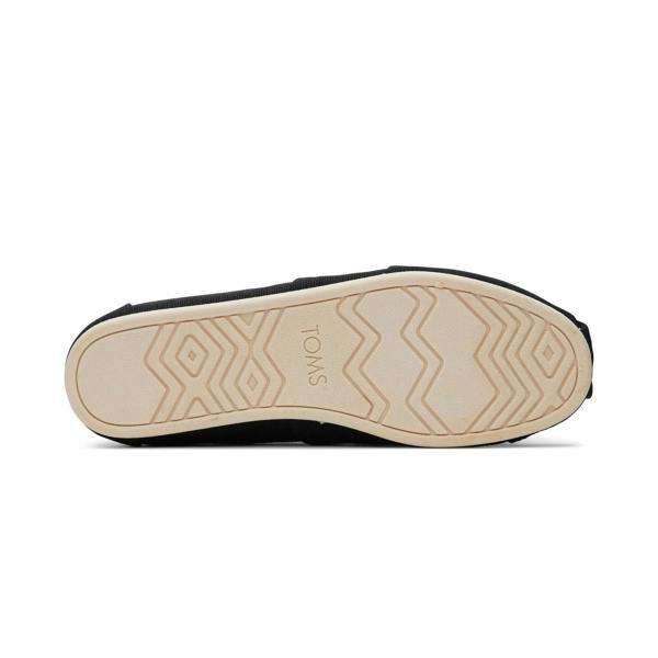 Toms ALPARGATA CLASSIC Espadrille Shoes in Black/White