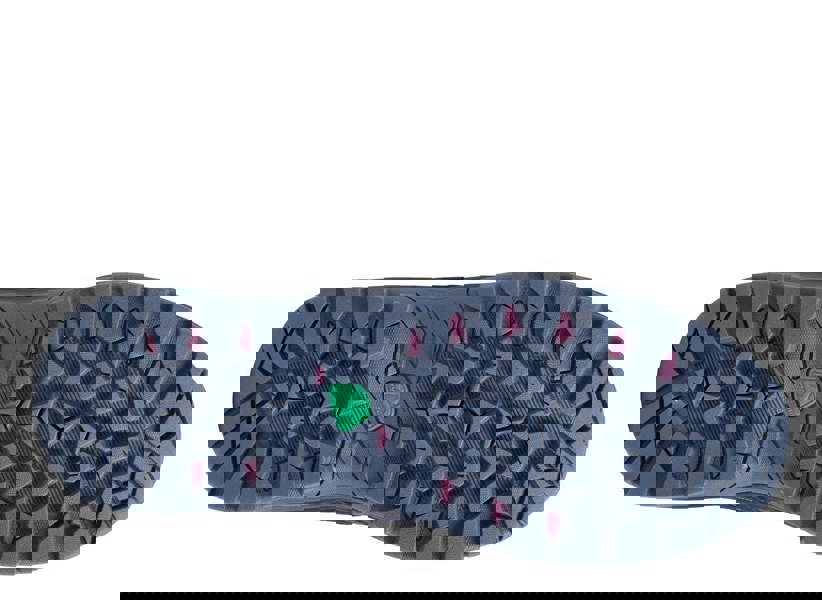 Karrimor Bodmin Low 6 Womens Waterproof Hiking Walking Trainers, detailed view of the rugged outsole with lugs and grip