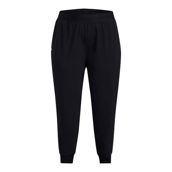 Under Armour Womens Rival Woven High Rise Jogging Bottoms - Black