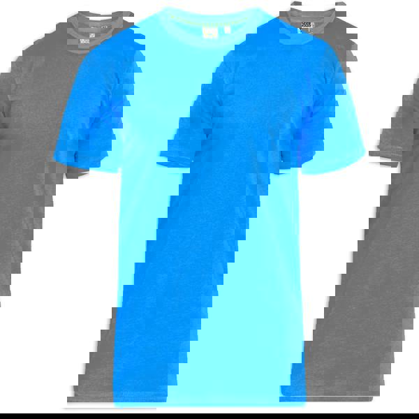 Duke Mens D555 Flyers 2 Crew Neck T-Shirt - Blue - 