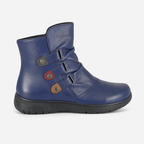 Mod Comfys JOSIE Ankle Boots   in  Navy