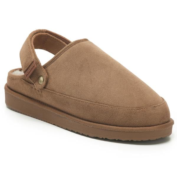 VIVA Polar Womens Suede Comfort Faux Fur Clogs – Slip-On Adjustable Strap