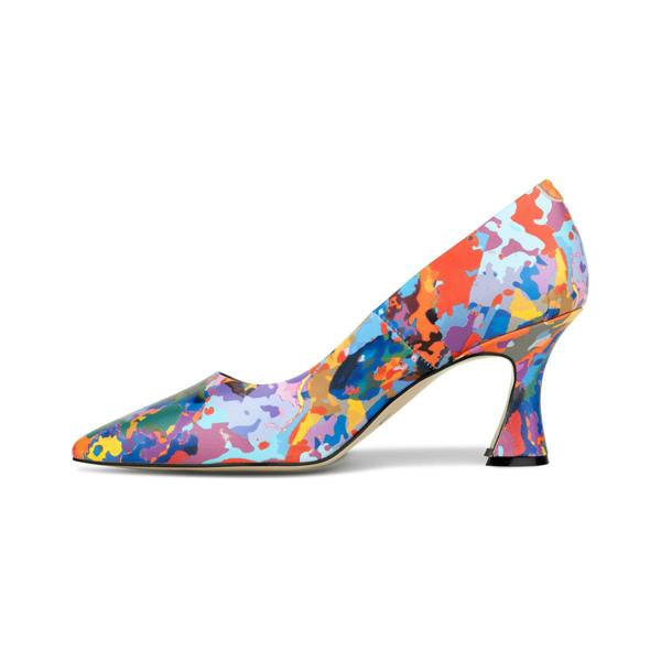 Embassy London Sophia - Summer Colours - Women’s Leather Point-Toe Pump with 3-Inch Heel