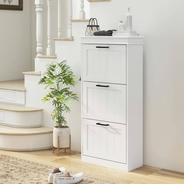 Flip-down Shoe Cabinet