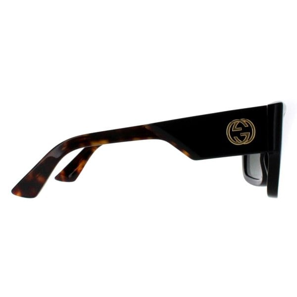 Gucci Sunglasses GG1663S 001 Black with Havana Grey