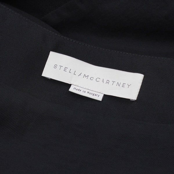 A Stella McCartney wrap mini skirt in a wool and mohair blend fabric