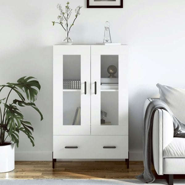 Berkfield Highboard White 69.5x31x115 cm Engineered Wood