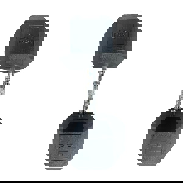 HXGN Pro Hex Dumbbells 2 x 25kg