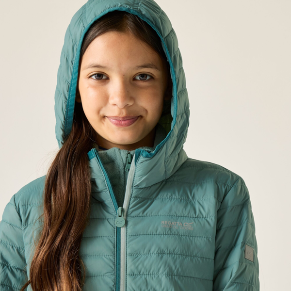 Regatta Kids Hillpack Hooded Jacket - Ivy Moss