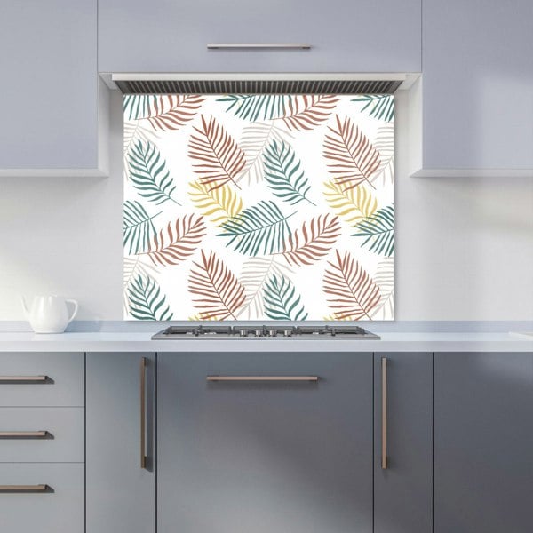 Warren Reed - Designer Palm Branches In Natural Colors Kitchen Splashback