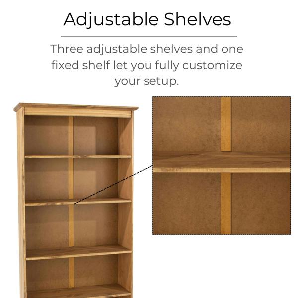Core Products Cotswold Tall 5-Shelf Bookcase
