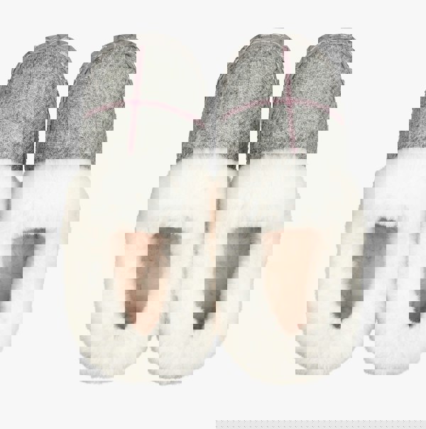 Bedroom Athletics DIANA Womens Moccasins Grey/Pink Check