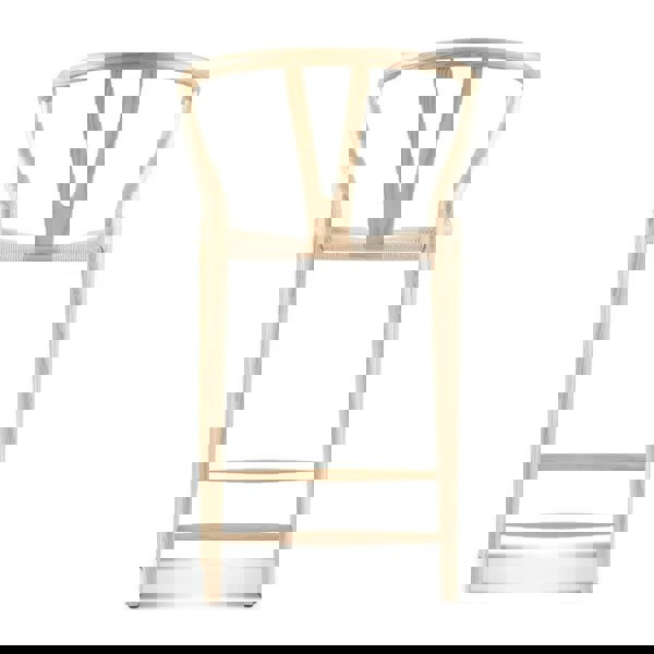 Wishbone Classical Bar Stool, Black Ash-DC Concept-Weilai Concept