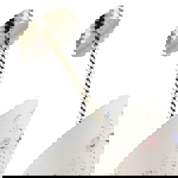 Classic Antique Brass Ceiling Light Fixture to Showcase Lamp Shades Image 4