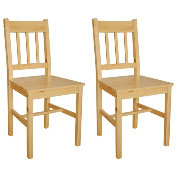 Berkfield Dining Chairs 2 pcs Pinewood