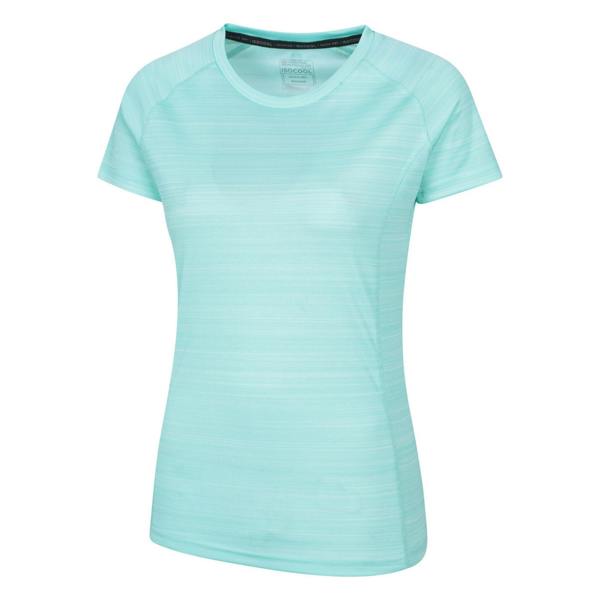 Mountain Warehouse Womens/Ladies Endurance Striped T-Shirt - Mint - 