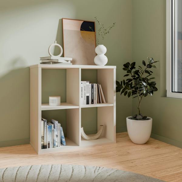 Furniture To Go Mauro 2x2 Storage Unit in Sand