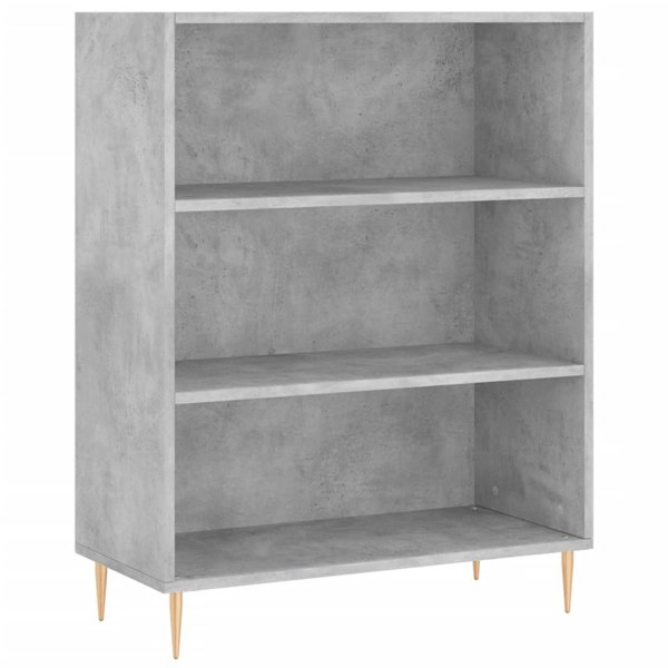 Berkfield Highboard Concrete Grey 69.5x34x180 cm Engineered Wood