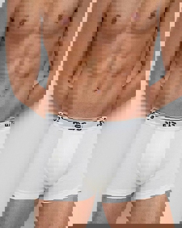 BOSS Orange 3 Pack Mens Power Trunks NOS - White 100