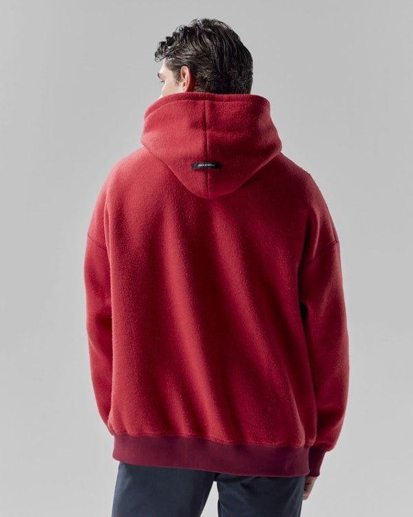 Frolickers Reversible Hoodie - Barolo / Chilli Flake