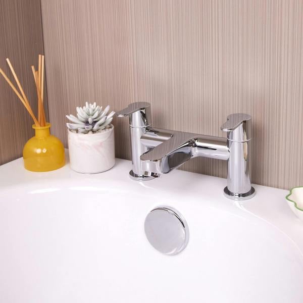 Flode Omberg Bath Filler - Polished Chrome Finish