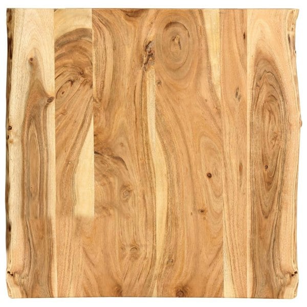 Berkfield Table Top Solid Acacia Wood 58x(50-60)x2.5 cm