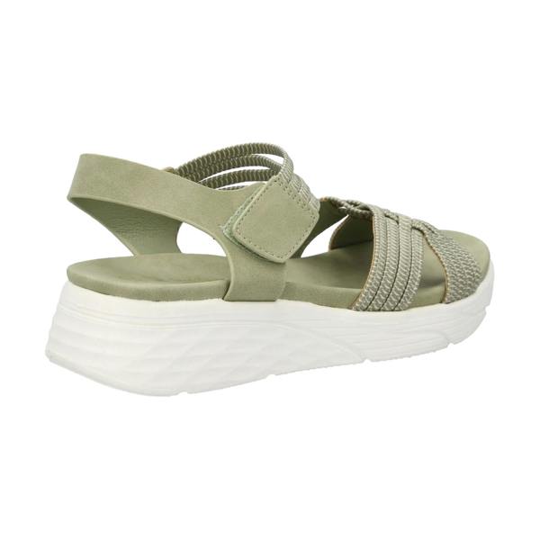 Cipriata Womens/Ladies Eletta Crossover Strap Sandals - Sage Green - 