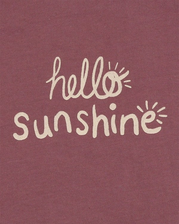 Printed organic cotton slogan kids short-sleeve t-shirt