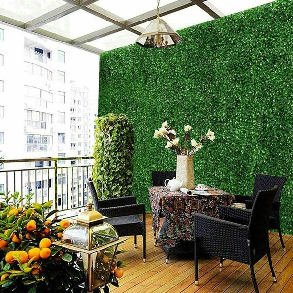HYGRAD BUILT TO SURVIVE Artificial Boxwood Topiary Green Artifical Grass Screen Fencing Hedge Panels UK