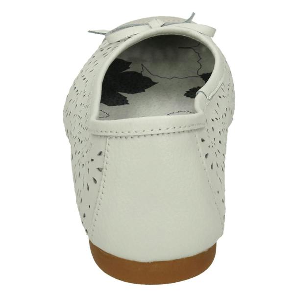 Spot On Ladies Spot On Detailed Ballerina Flats F8006