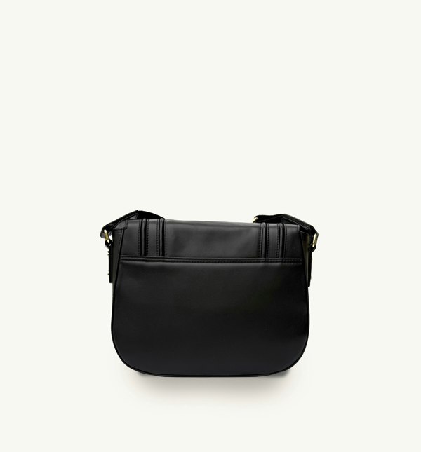 Apatchy London The Mimi Maxi Black Leather Bag