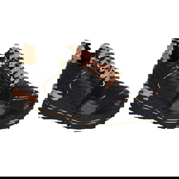 Cipriata Womens Clelia Trainers - Black/Gold
